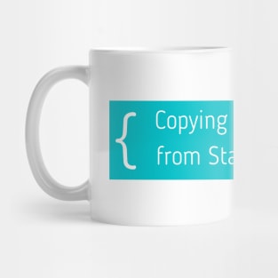 Copying and Pasting from Stack Overflow Mug